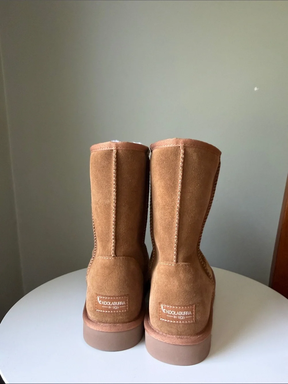 Koolaburra by UGG Koola Short Chestnut Suede Winter Boots Women’s 11 NWTB